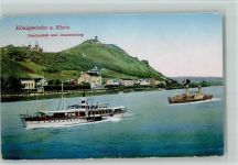 53639 W5330 Königswinter - Drachenfels und Drachenburg Rheinschiffe