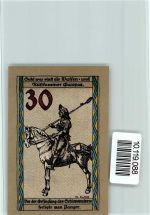 98527 O6000 Suhl - Notgeld 30Pf. Man fertigte in Suhl auch Panzer