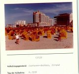 27472 W2190 Duhnen FOTO KEINE AK Foto montiert auf Karton