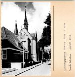 26757 W2972 Borkum FOTO KEINE AK Kath. Kirche Foto montiert auf Karton