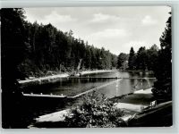 O9801 Brunn b Reichenbach, Vogtl Waldbad Auerbach Rutsche Sprungturm Schwimmen