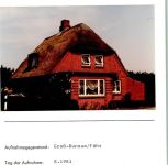 25938 W2270 Dunsum FOTO KEINE AK Ortsansicht Foto montiert auf Karton