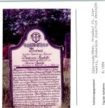 25938 W2270 Süderende auf Föhr FOTO KEINE AK Friedhof St. Laurentii Grabstein Diedrich Roeloffs Kirchen, Grabsteine, etc. Foto montiert auf Karton