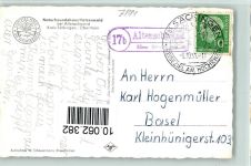 W7884 Altenschwand , Kr Säckingen Naturfreundehaus Hotzenwald Posthilfsstempel Naturfreunde