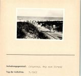 26465 W2941 Langeoog FOTO KEINE AK Weg zum Strand Foto montiert auf Karton
