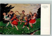 Verlag Abshagen Nr. 642 - Ringelreigen der Kinder AK Schenkel, F.