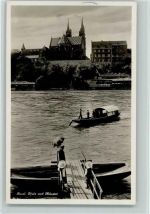 Basel Bâle Pfalz und Münster Münsterfähre Fähre 1918