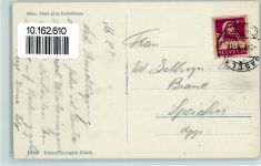 Basel Bâle Pfalz und Münster Münsterfähre Fähre 1918