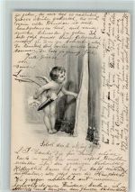 schaut hinter den Vorhang - Serie 1656 Verlag Neuber Amor 1903