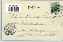 Pfingsten - Engel schießen mit Kanonen AK Amor 1901 Lithographie