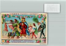 Patrizier Hochzeit , Wappen , Sammelbild Liebig Mittelalter ca. 6. -15. Jahrhundert, unsortiert