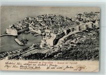 Dubrovnik Ragusa - Luftaufnahme Vorstadt