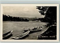 Schaffhausen Sciaffusa Rheinweg Fischerboote Fischerboot