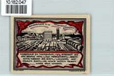 Stettin Szczecin - Notgeld Randowlied Feldmühle Scholwin