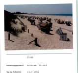 26579 W2985 Baltrum FOTO KEINE AK Strand Foto montiert auf Karton