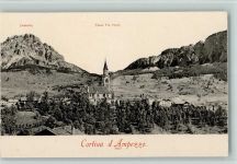 32043 Cortina d'Ampezzo - Ortsansicht mit Cristallo und Passo Tre Croci