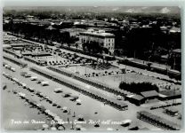 55042 Forte dei Marmi - Fliegeraufnahme Spiaggia e Grand Hotel