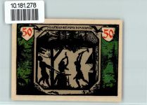 46509 W4232 Xanten - Notgeld Siegfried bei Mime dem Schmied Dom