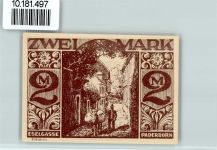 33098 W4790 Paderborn - Notgeld Eselgasse Dukaten-Esel