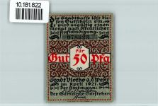 32602 W4973 Vlotho - Notgeld Zigarre