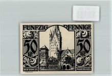 33098 W4790 Paderborn - Notgeld Dom Scherenschnitt