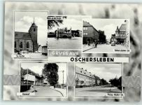 39387 O3230 Oschersleben - Wehr a. d. Bode Bahnhof Ev. Kirche Philipp-Müller Strasse