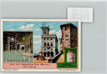 1898 Lithographie Das Rathaus, Sammelbild Liebig