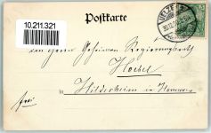 29525 W3110 Uelzen , Lüneburger Heide 1900 - Fachwerkhäuser