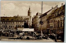 99976 O5701 Annaberg b Mühlhausen, Thür - Marktszene Eisenhandlung