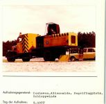 27472 W2190 Altenwalde FOTO KEINE AK Segelflugplatz Schleppwinde Foto montiert auf Karton