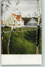 Jugend Postkarte Serie III,3 - Prof. Keller-Reutlingen - Dorfstraße Verlag Jugend 1921