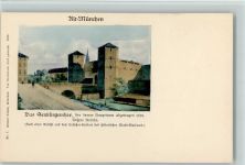 W8000 München Alt-München Sendlingertor Nr. 7 Zieher Ottmar Künstlerkarte