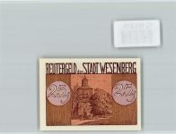 17255 O2084 Wesenberg , Meckl - Notgeld Reutergeld