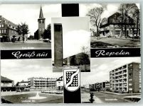 47441 W4130 Repelen Gebrauchsspuren Stormstrasse Ev. Kirche Moerser Strasse Lintforter Strasse