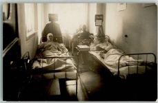 Krankenzimmer Lazarett WK I Gebrauchsspuren