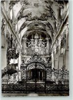 W8762 Amorbach Abteikirche Kirchenorgel