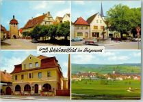 96132 W8602 Schlüsselfeld - Tor Metzgerei Brunnen Gasthaus Storch