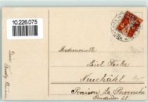 Pfingsten Flieder Maikäfer Verlag EAS Prägedruck Maikäfer 1918 Gebrauchsspuren
