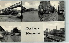 42103 W5600 Wuppertal - Schwebebahn Strassenbahn
