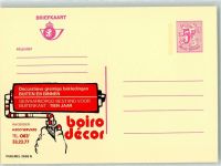 Boiro Decor - Interieur , Publibel 2659 N Belgische Ganzsache Wertstufe 5,00 Werbung