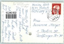 96476 W8634 Rodach b Coburg - Brunnen Fachwerkhaus