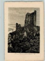 53639 W5330 Drachenfels - Radierung