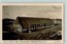 25997 W2284 Hörnum (Sylt) Foto AK Fünf-Städte-Heim Ostflügel Rückfront