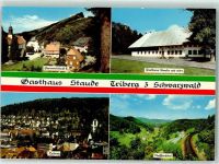 78098 W7740 Gremmelsbach - Rückseite mit Abschürfungen bzw Kleberesten Gasthaus Zur Staude