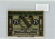 08209 O9700 Auerbach , Vogtl - Notgeld Scherenschnitt