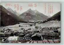6166 Fulpmes - Die Fahrt ins Staubaital Fulmpes vom Hotel Sarles aus gesehen