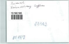 27472 W2190 Berensch FOTO KEINE AK Ferienwohnung Saffran