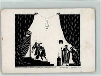 Geschnitten von Lotte Nicklass 1918, Ali Schach , Märchen Scherenschnitt