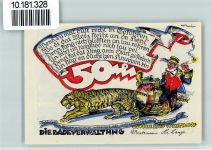 18347 O2598 Ostseebad Wustrow - Notgeld Reutergeld Tiger Segelschiff