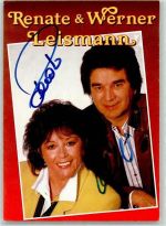 Renate & Werner Leismann Originalautogramm Autogramm